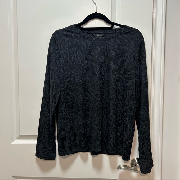 Simply Vera Vera Wang Tops - Simply Vera Vera Wang Womens Top Gray Long Sleeve Knit Size Large